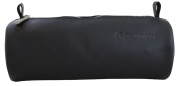Rund Federtasche <br>Luxus - Schwarz